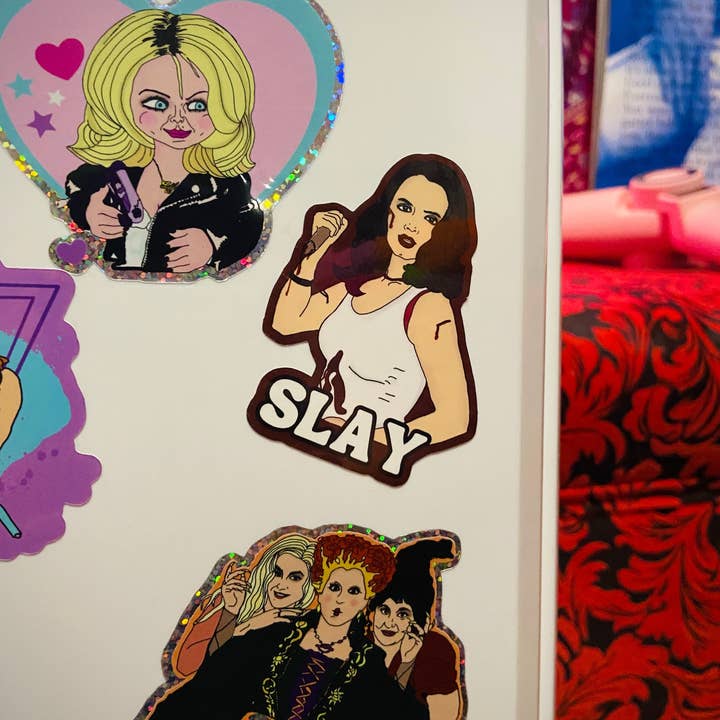 Haunted Fembot - Wholesale Sticker - Sanderson Sisters/ Hocus Pocus Water Bottle Sticker4