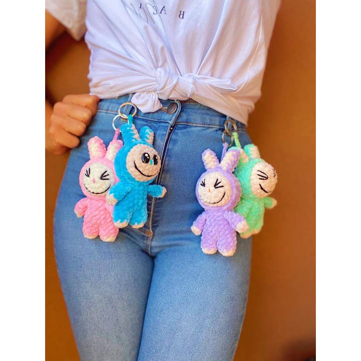 TOMOPOD LLC - Wholesale Christmas decoration - Crochet Funny Labubu, Amigurumi Bunny Doll, Cute Doll Gift5