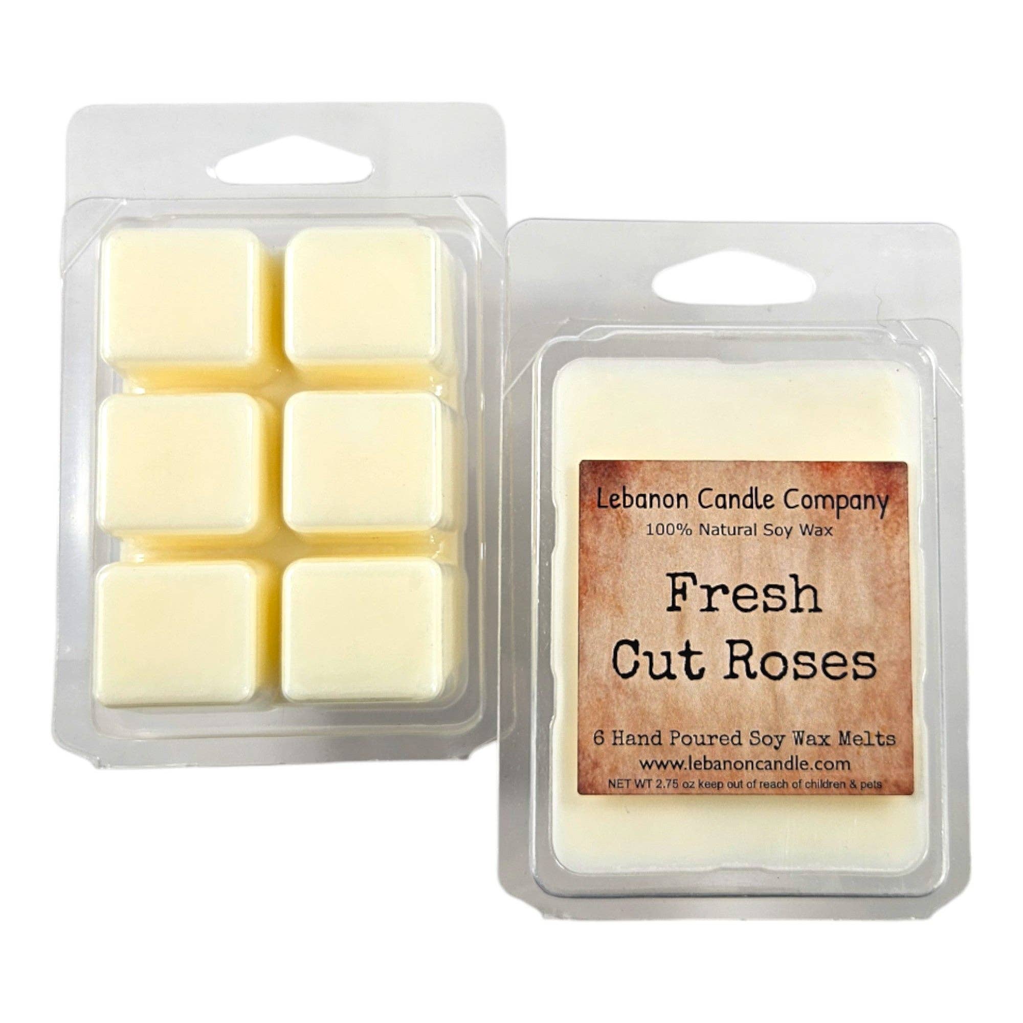Lebanon Candle Company - Wholesale Wax Melt - Fresh Cut Roses Wax Melt , Scented Soy, Non-Toxic, Highly Scented, Handmade in The USA, 6 Cube Melt, Natural Soy Wax, Long Lasting Scent1