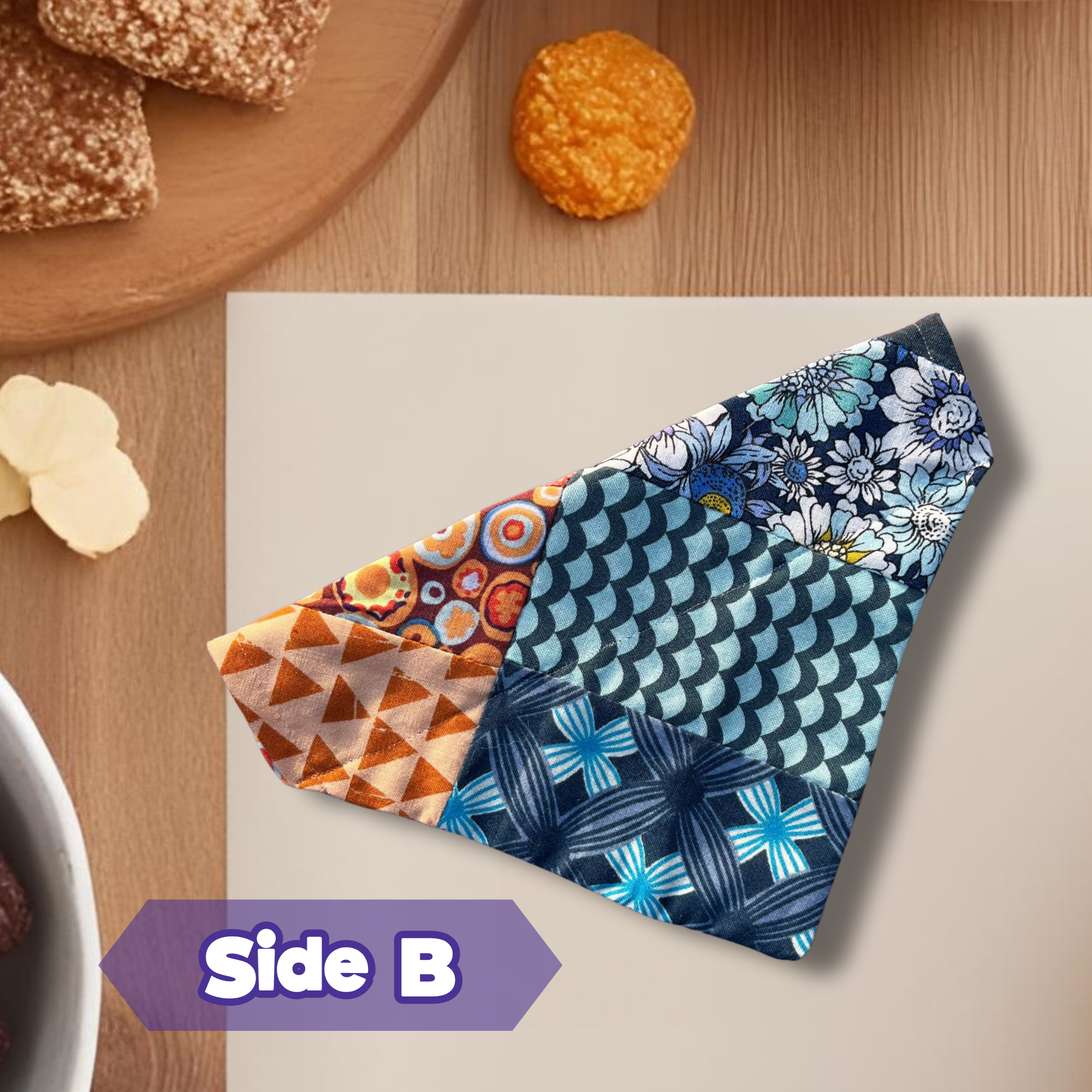 Pup Snack Pack - Wholesale Pet Bandana - Dog - Quilted Over the Collar Dog Bandana8