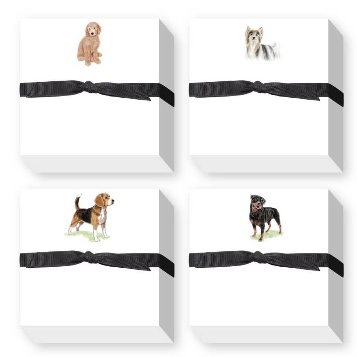 Dog Chubbie Notepad-Choose your Breed for wholesale by Donovan Designs