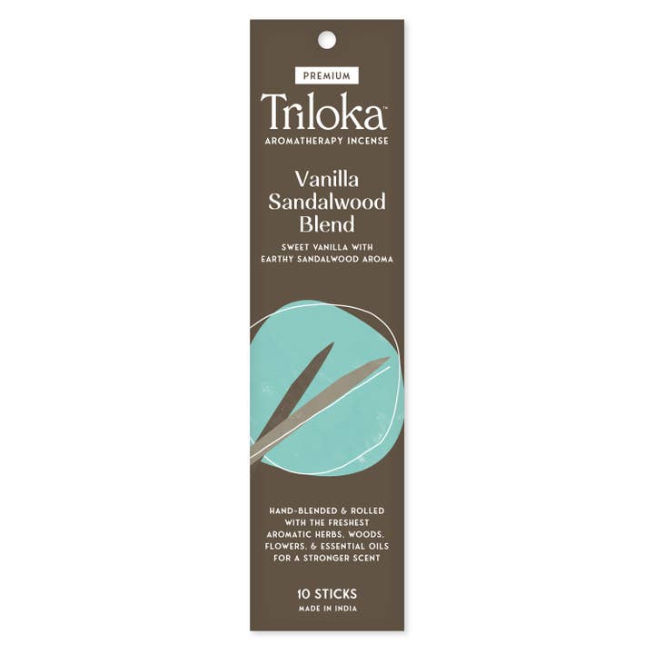 Triloka Vanilla Sandalwood Blend Premium Incense for wholesale by Triloka