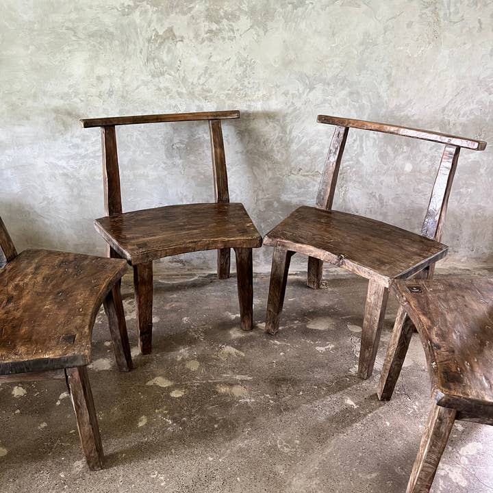 Office Objets – wholesale Chair – Large chair or armchair in antique teak H84 L6098