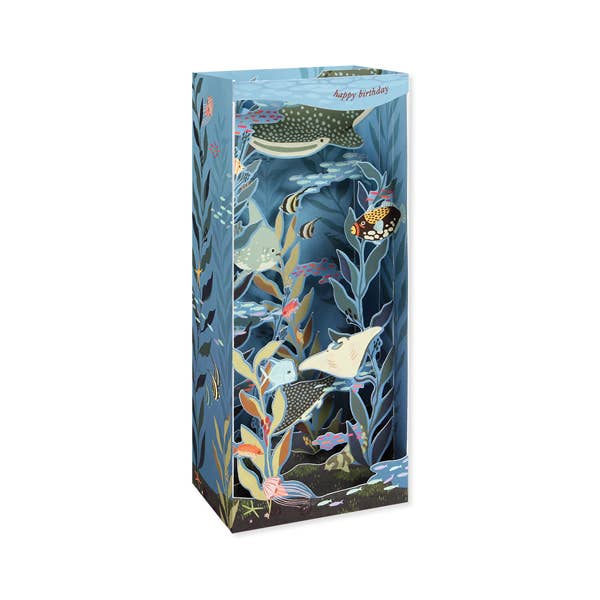 UWP Luxe - Wholesale Birthday Card - Deep Sea Birthday Pop-Up Tunnel Card