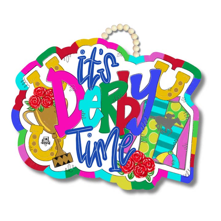 It's Derby Time 2026 Door Hanger for wholesale by DK Designs Georgia
