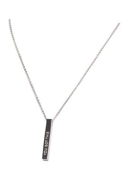 You Got This Necklace Silver for wholesale by Blanksn Jewellery