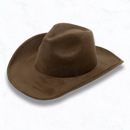 Suzie Q USA - Wholesale Cowboy Hat - Women's - Big Brim Suede Cowboy Peach Heart Fedora Hat3
