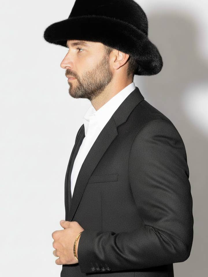 Sombrero de visón para hombre para venta al por mayor de Kyi Kyi