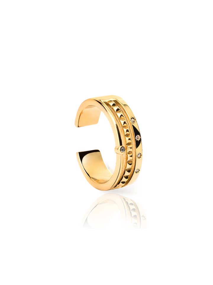 Bague en or LESS 4 pour la vente par Aran Jewels