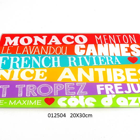 Snijplank 'Multiazur' 20 x 30 cm voor wholesale door Faye