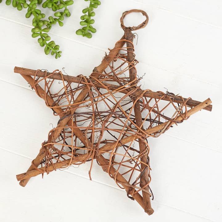 Étoile en brindilles de vigne naturelle de 10" pour la vente par Factory Direct Craft