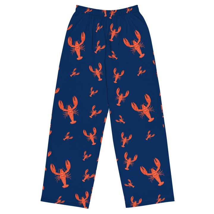 Calças largas unissex de lagosta por atacado de Once Upon a Find Couture