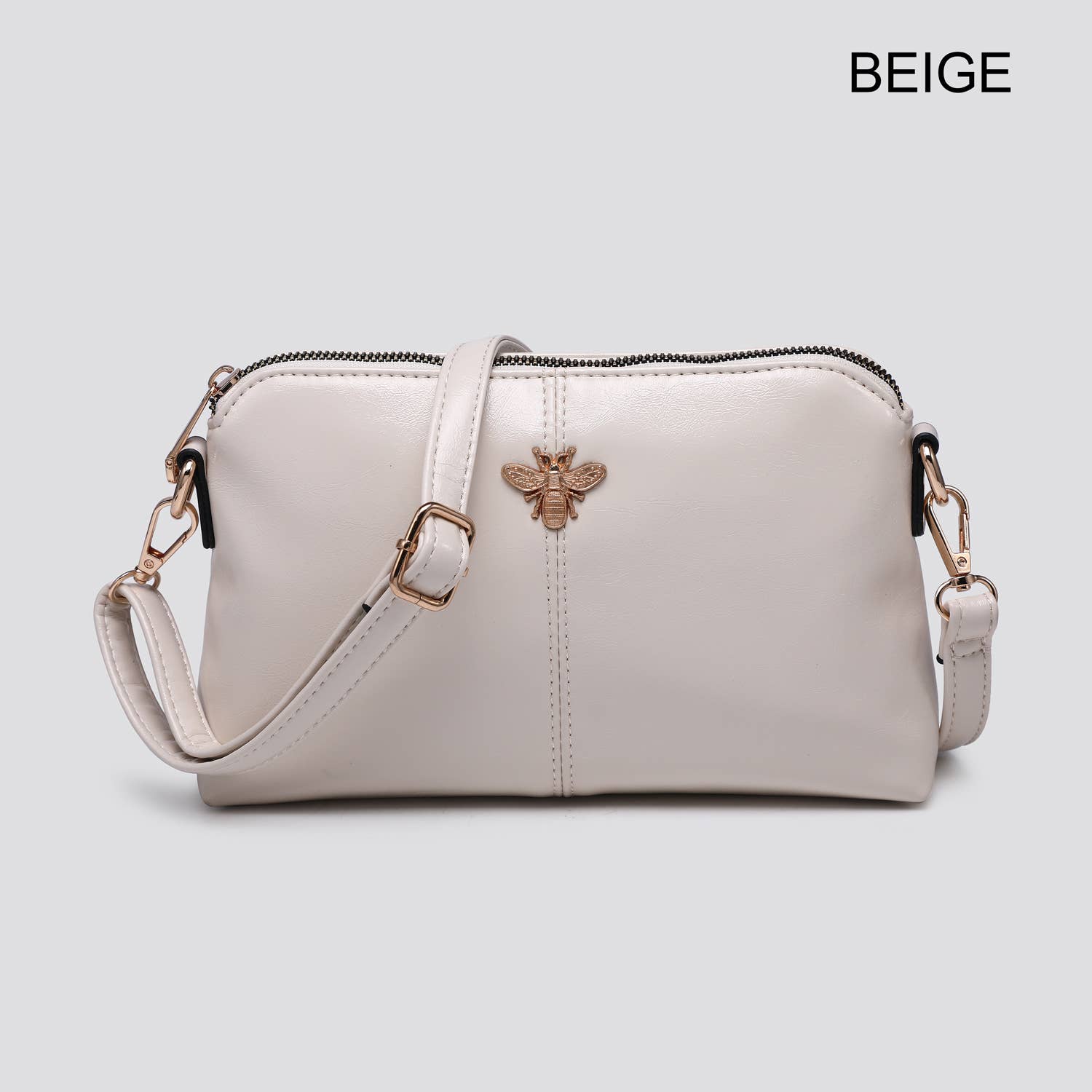 House of Milano – wholesale Crossbody bag – Women's – Faux Leather Crossbody Bag with Bee Logo # 267010