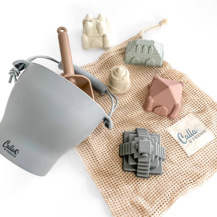 Calla & Friends - Wholesale Beach/Pool Toy - Kids & Baby - Ellie Silicone Beach Toy Set3