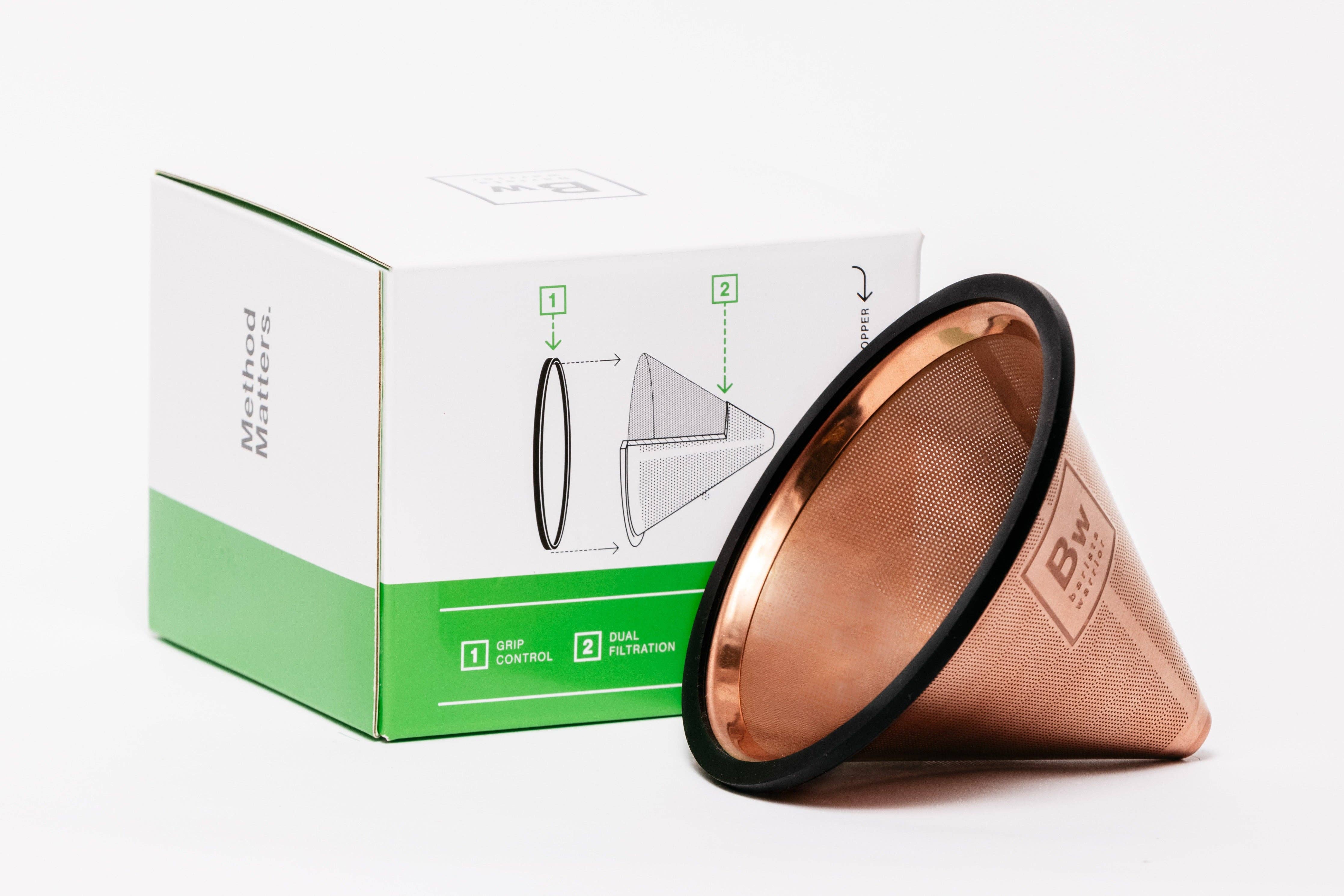 Barista Warrior - Wholesale Pour Over & Dripper - Reusable Pour Over Filter for Chemex and Hario V60 (Copper)5