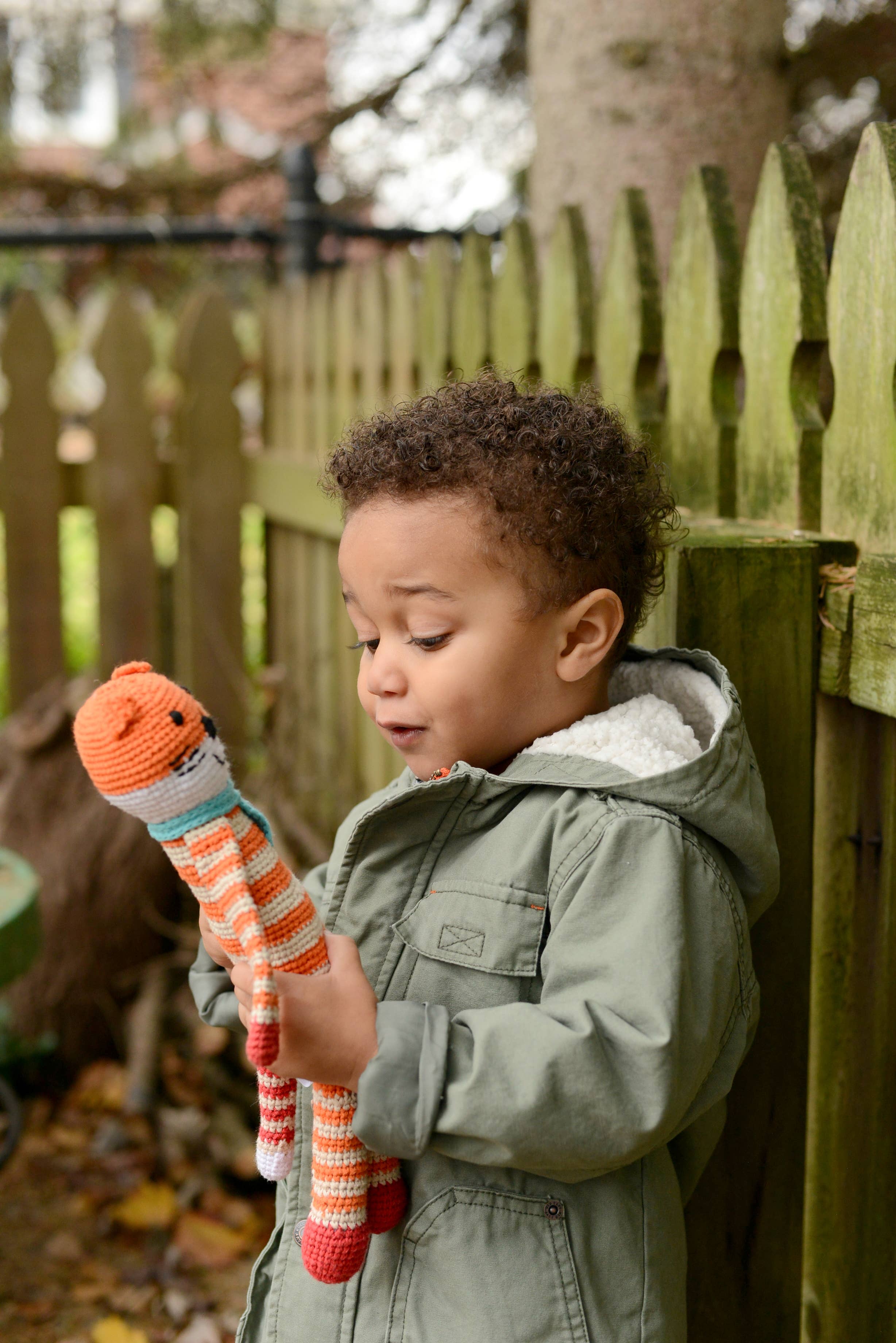 Pebblechild - Wholesale Handheld Rattle - Baby - Crochet Baby Toy Fox rattle1