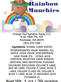 Rainbow Munchies 3 ounce for wholesale by Freeze Dried Candy Factory Outlet