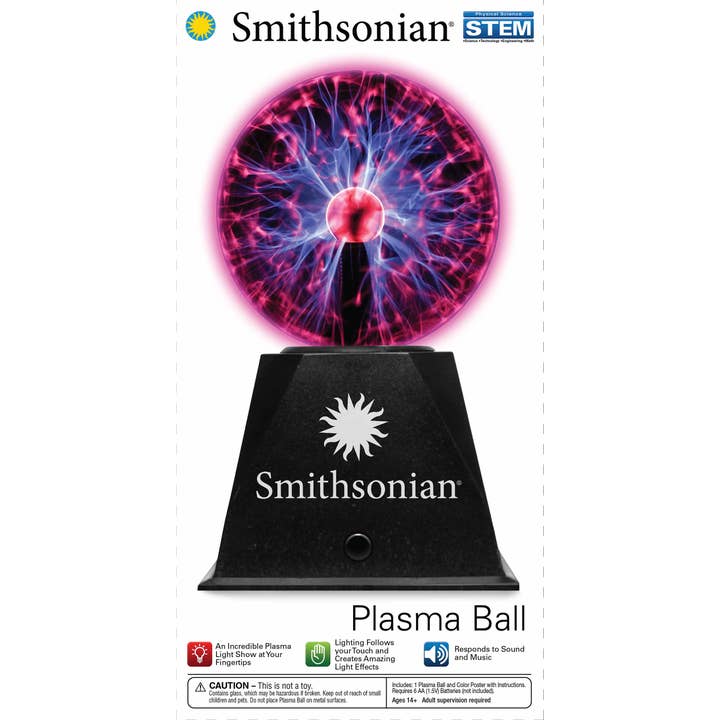 Toysmith - Wholesale Light-Up Toy - Kids & Baby - Smithsonian Plasma Ball