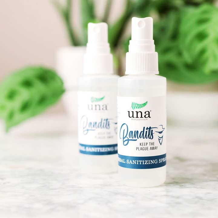 Una Biologicals - Wholesale Hand Sanitizer - Bandits Natural Sanitizing Spray1