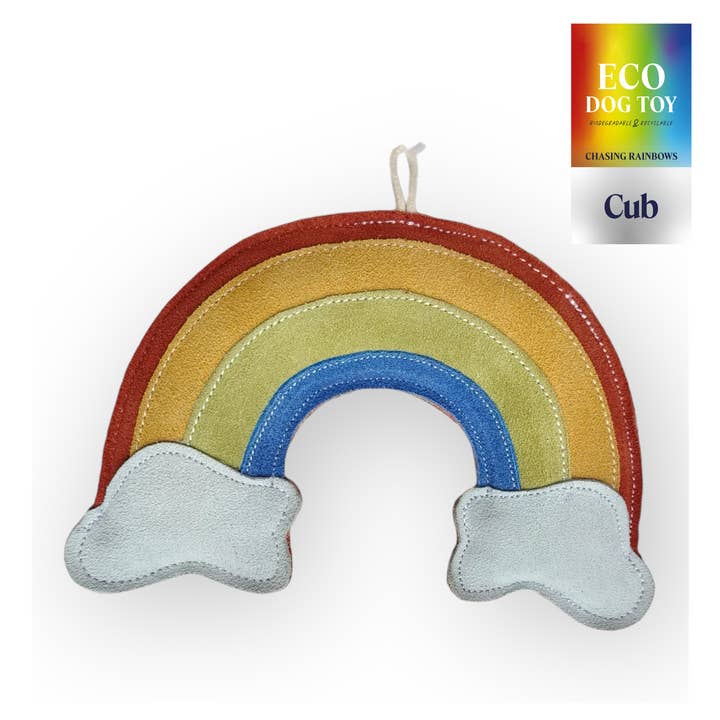 Cub - Wholesale Pet Toy - Dog - Chasing Rainbows - Eco Leather Dog Toy