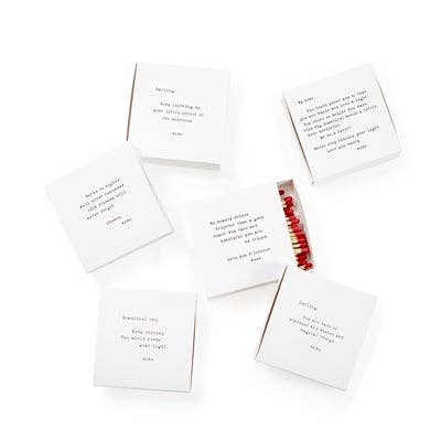 Sugarboo & Co - Wholesale Matches - Shine Matches - Assorted Set of 36