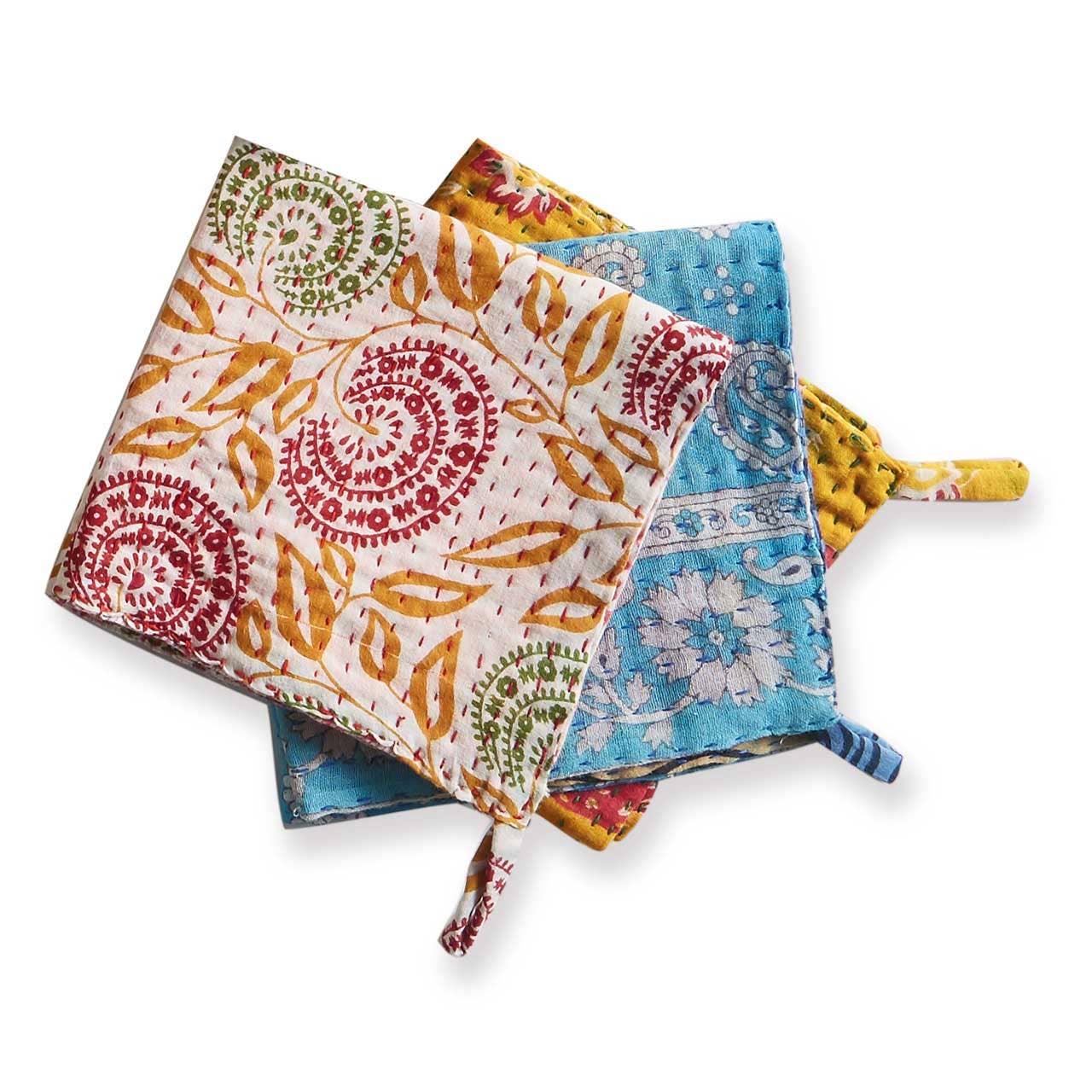 SERRV International - Vente Torchon - Torchons Kantha - Set de 33