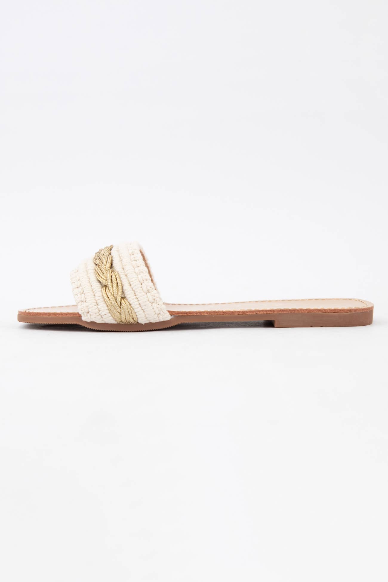 CCOCCI - Wholesale Sandals - Women's - WEEKLY DEAL COLOR LINE MACRAME BRAIDS UPPER SANDAL12