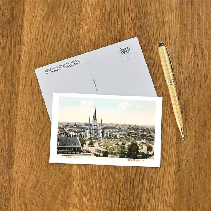 Found Image Press – Großhandel Postkarten – Postkarte LU-317 Jackson Square, New Orleans1