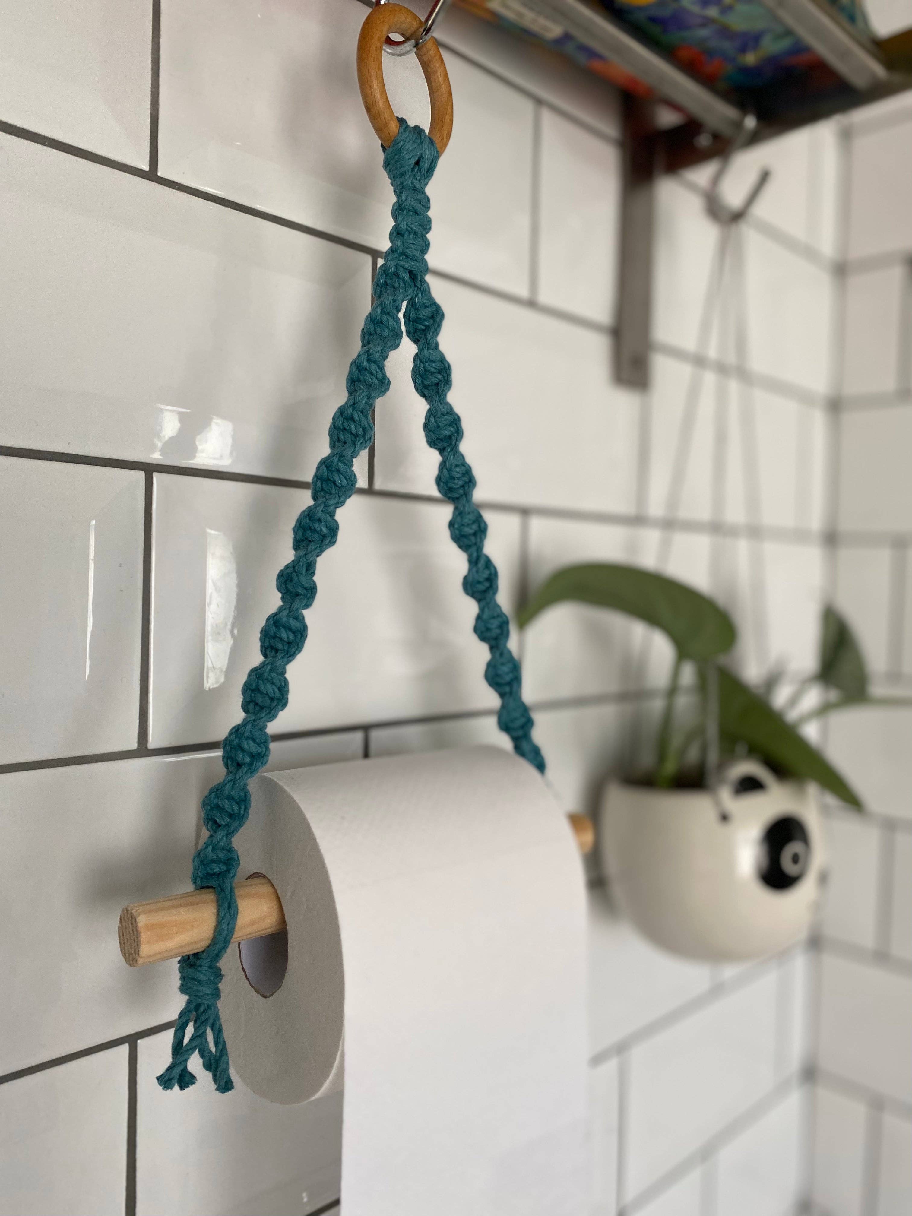 Macra-Made With Love - Wholesale Toilet Paper Holder - Hanging Macramé Toilet Paper Holder4