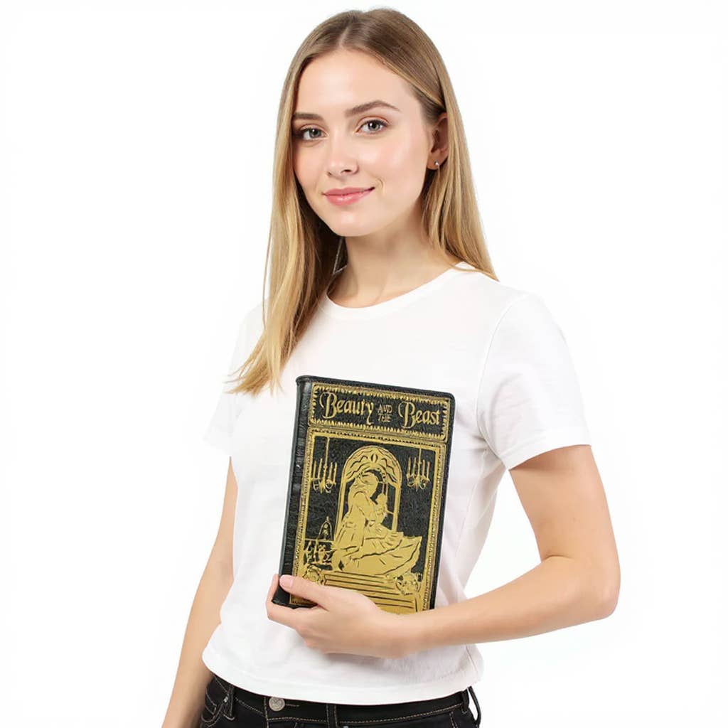 COMECO INC - Wholesale Crossbody Bag - Women's - Beauty and The Beast Book Clutch Bag4