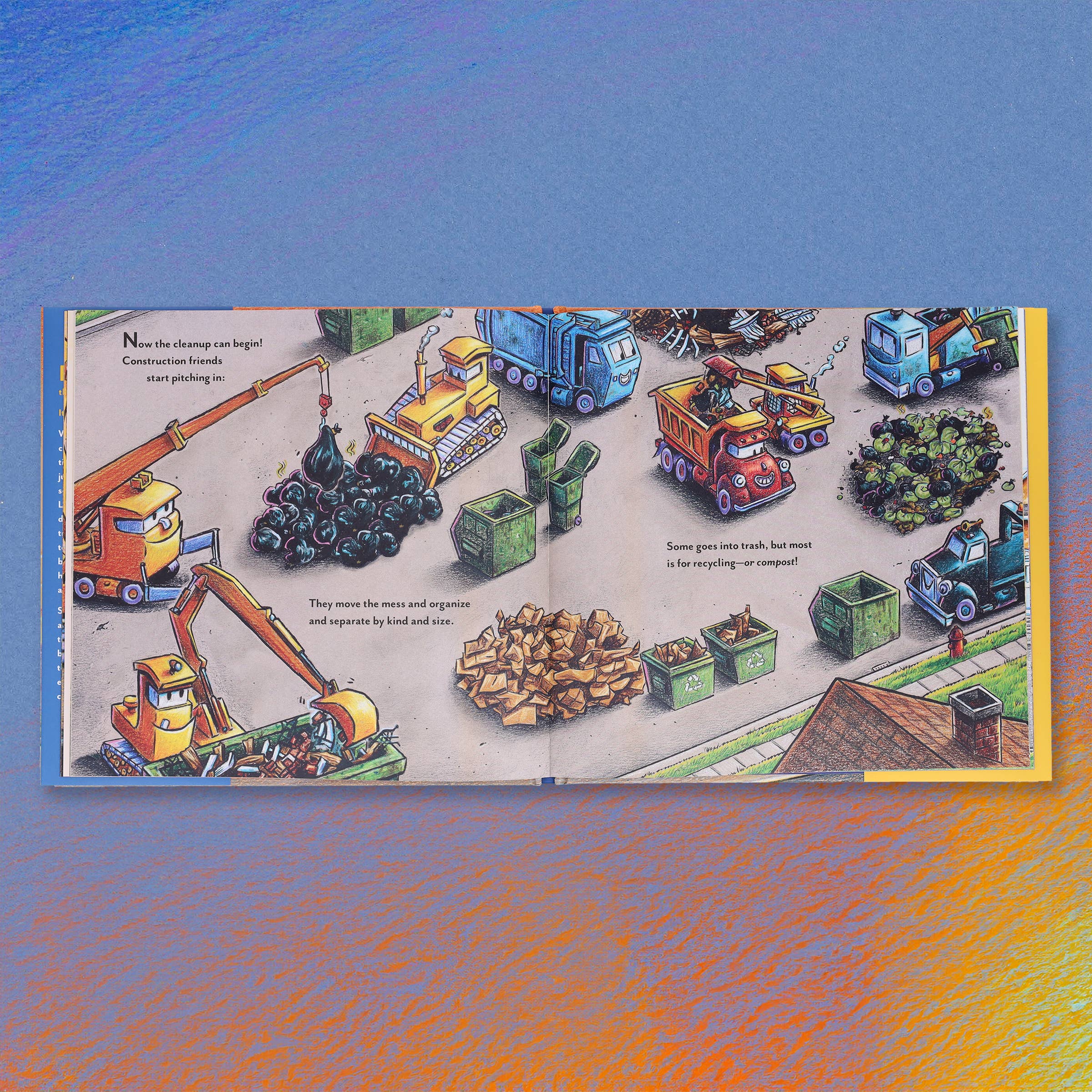 Chronicle Books - Wholesale Preschool Book (3-5) - Construction Site: Garbage Crew to the Rescue!12