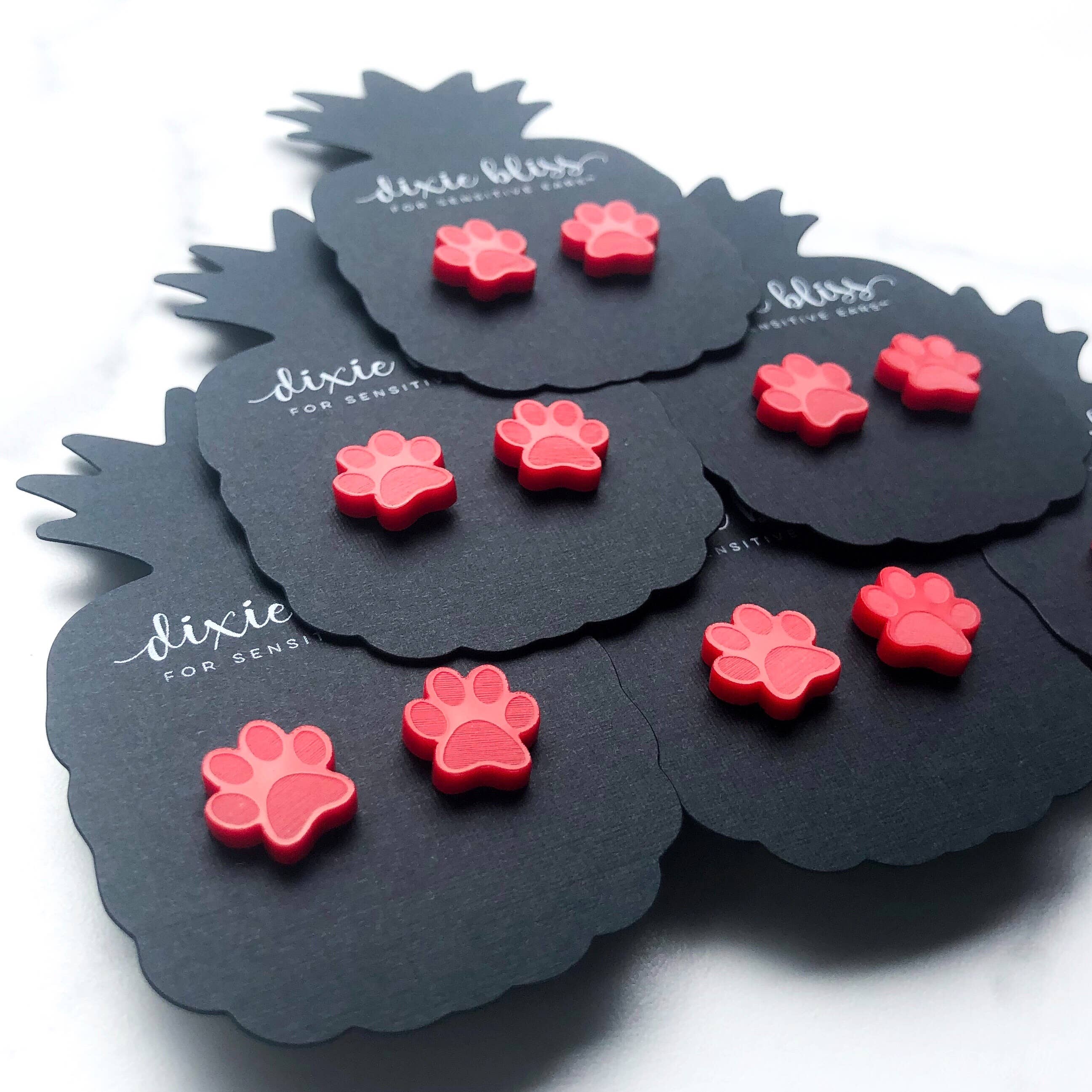 Dixie Bliss - Vente Clous d'oreille - Crampons Sports Paw - 12 couleurs12