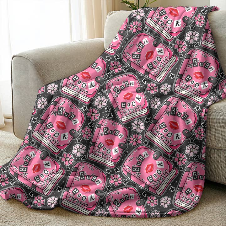 Burn Book Blanket for wholesale by Posh Paperie