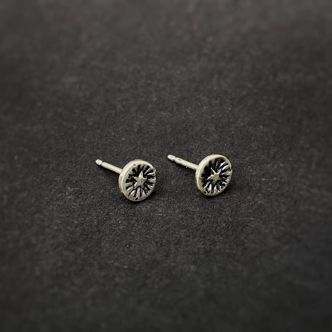 Blue and Blue - Wholesale Stud/Post Earrings - Starburst Studs5