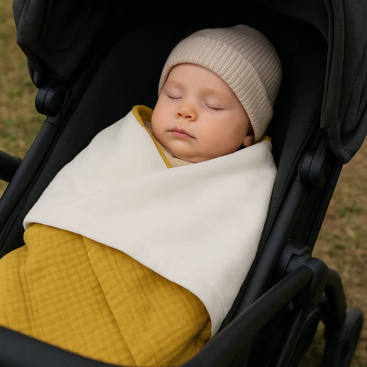 PAPATE - Wholesale Bedding Blanket - Kids & Baby - Organic Cotton Fleece Blanket -  Honey5