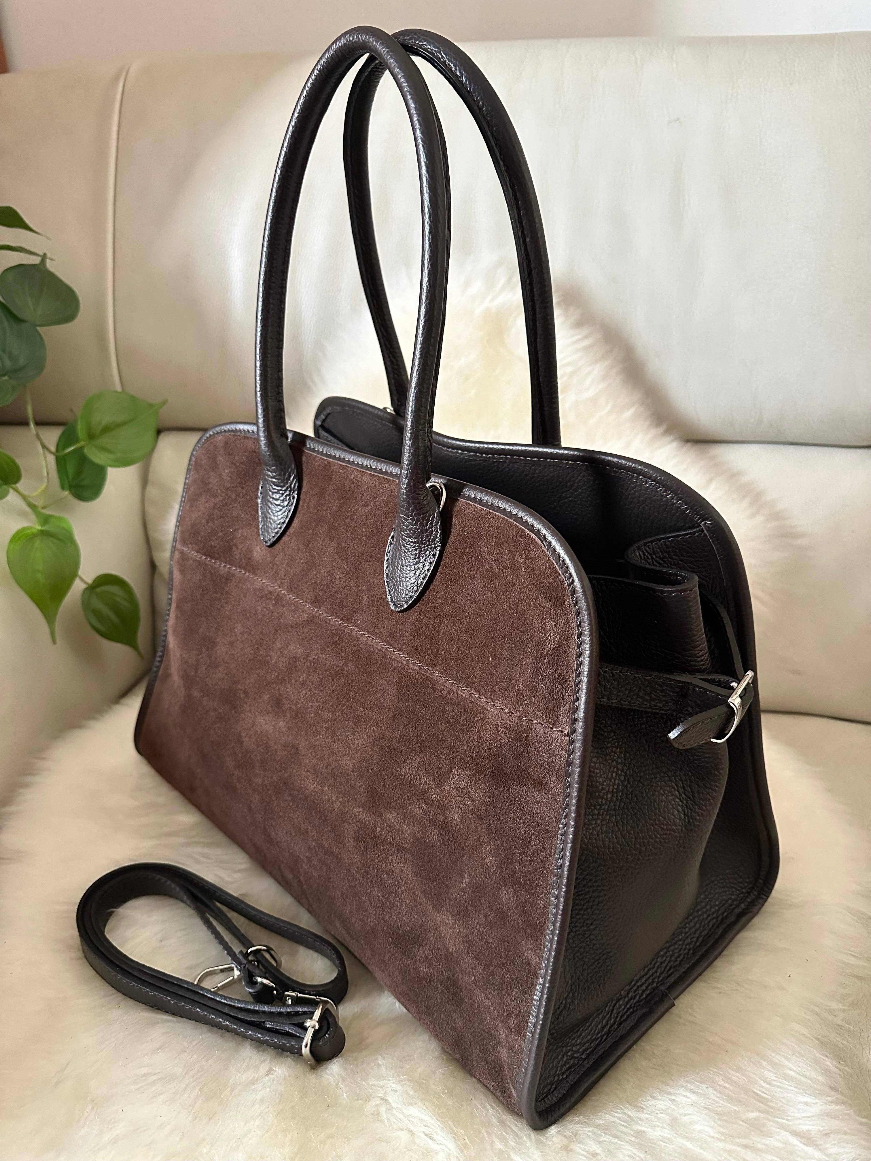 Zhade - Vendita all'ingrosso Borsa con manico - Donna - MEGAN BIG - pelle e suede11
