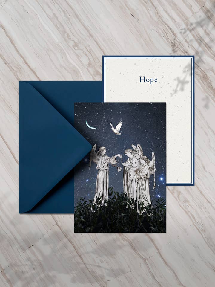 LIGHT | Hope - A5 gratulationskort med kuvert för wholesale av Hills & Field