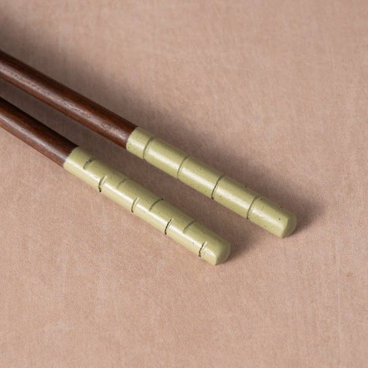 Ten Thousand Villages - Wholesale Chopsticks - Mekong Chopsticks, Stand + Dipping Bowl Set2
