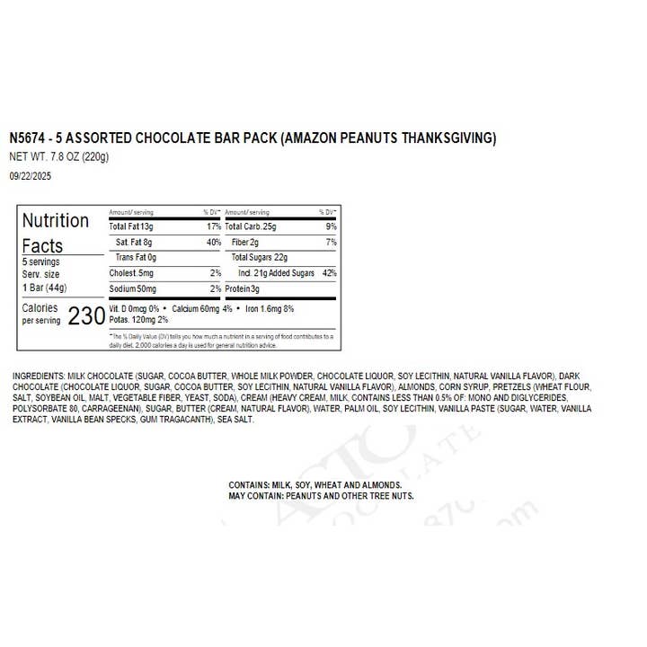 Astor Chocolate Corp. - Wholesale Chocolate Bar - Peanuts® Camp Snoopy Assorted 5 Bar Pack2