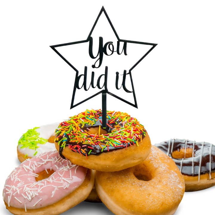 You Did It Cake Topper for wholesale by Memory Moments