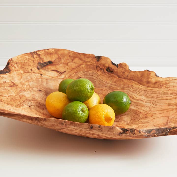 Verve Culture - Wholesale Serve Bowl - Italian Olivewood Root Salad Bowl5