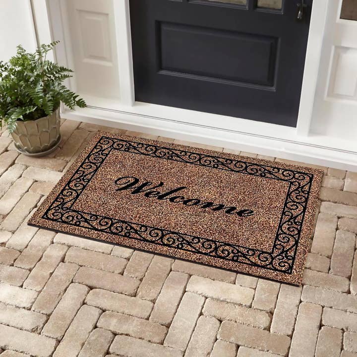 Bed Bath Fashions - Wholesale Door Mat - Bibb Home Coir Outdoor Printed Door Mat 18x30"