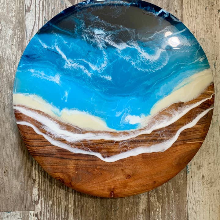 Nikita Fine Art LLC – wholesale Lazy Susan – Acacia Lazy Susan0