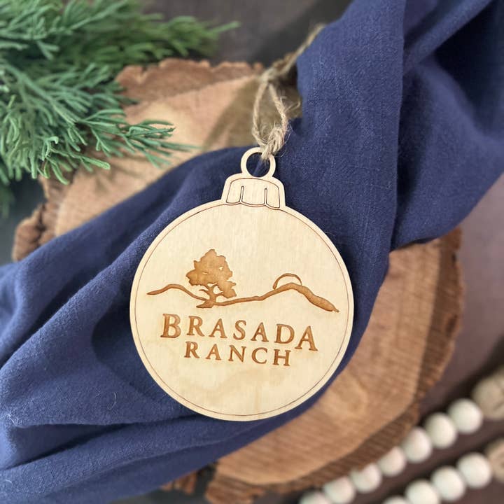 Brasada Ranch Custom Ornament Order for wholesale by Chamness' Crafty Corner