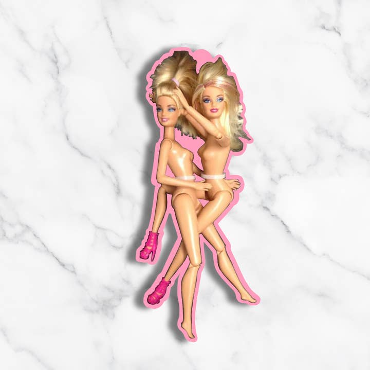 Autocollant Barbie Girls LGBTQ+ pour la vente par The Watermark Design