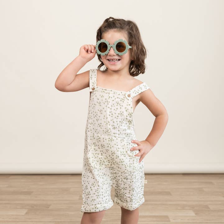 Organic Shortalls - Petals for wholesale by Makemake Organics