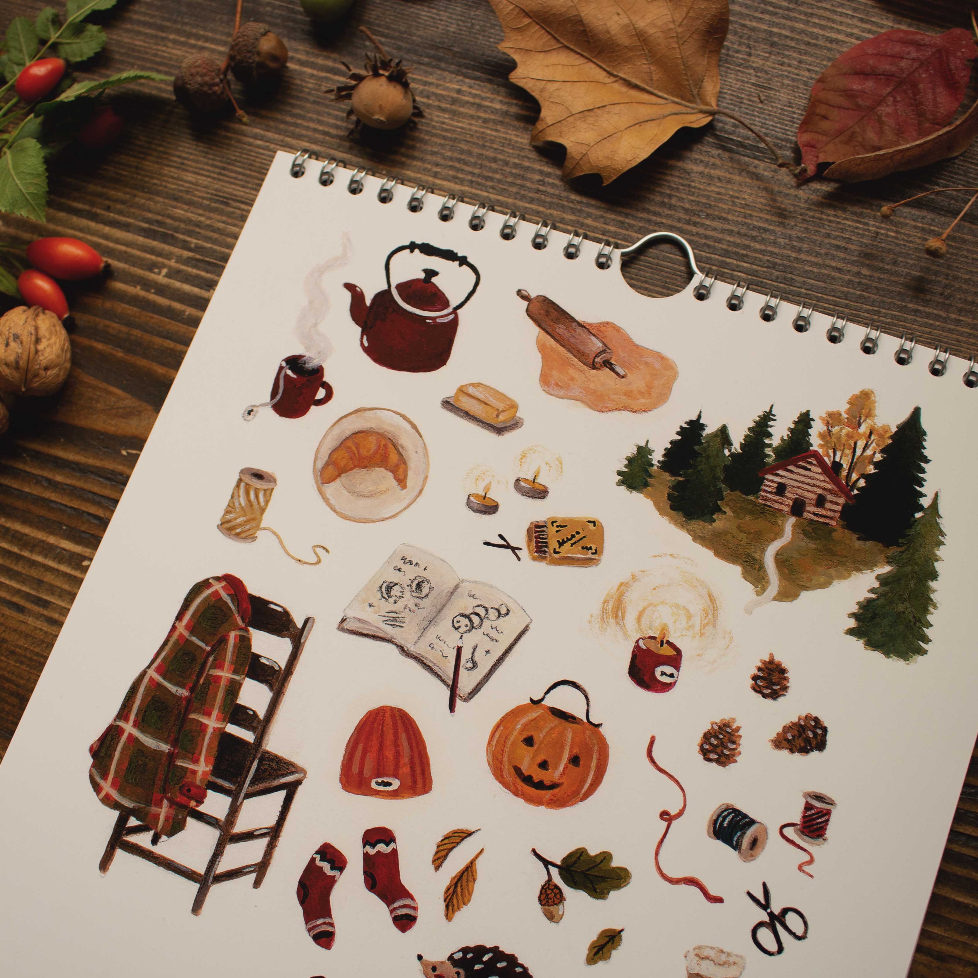 studiosatsch – Engroshandel Kalender – Everyday Magic | Evig Fødselsdags-/Vægkalender2