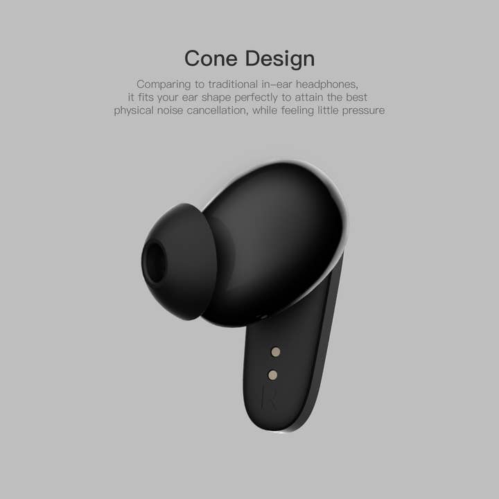 White TWS Bluetooth Earphone ORSEN T3 with wireless charging case, for wholesale on Faire8