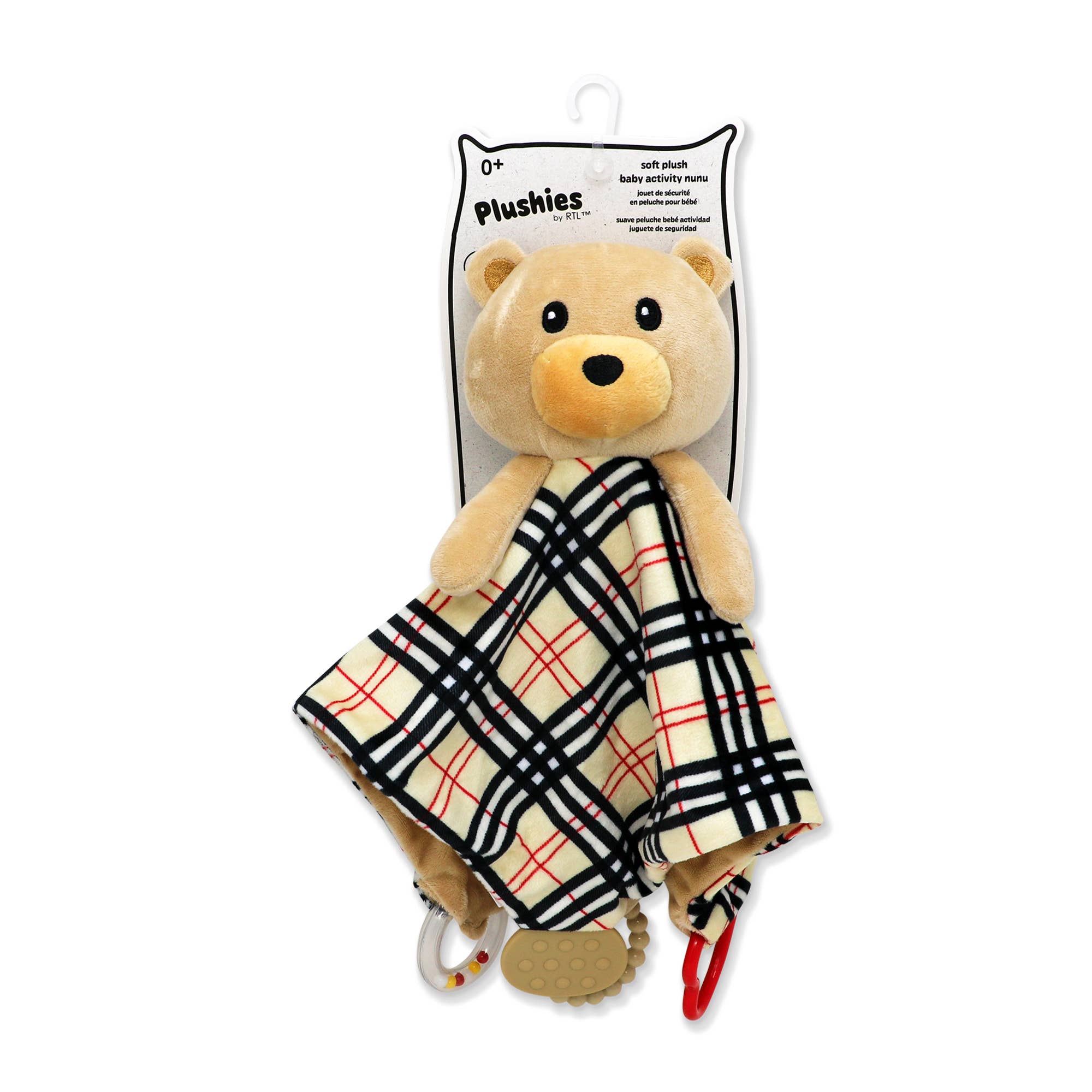 Rose Textiles – Großhandel Sicherheits-/Kuscheldecke – Baby – Plüsch-Aktivität Nunu5