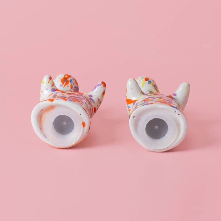 Alfar Tierra Cocida - Wholesale Salt & Pepper Shaker Set - Fun salt and pepper shaker 9cm / Multicolor CARNAVAL
